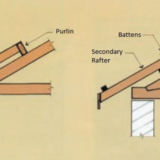 Eaves overhang treatment