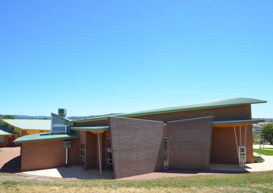 a building with a green roof