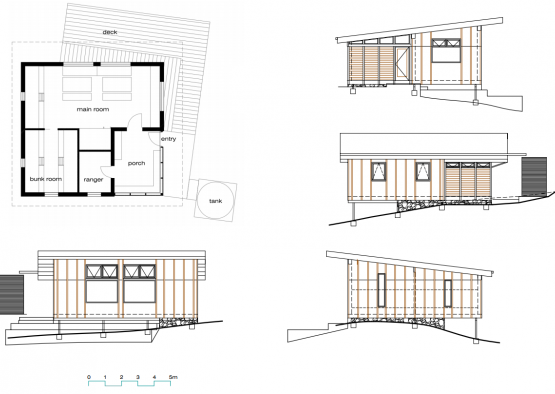 a drawing of a house