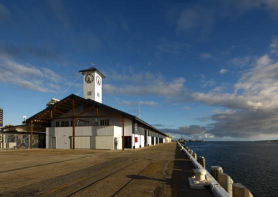 a building with a clock tower on the side of it